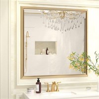 36 x 36 Inch Wall Mirror Gold Vanity Mirror