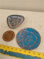 Decorative copper pieces