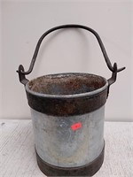 Vintage aluminum bucket