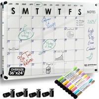 Oversize Premium Acrylic Calendar 36""x24""