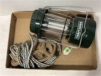 CRAFTSMAN BATTERY OPERATED LANTERN & STEEL