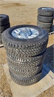LT275-70 R18 Ford Superduty Tires On Rims