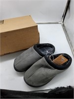 Grey lordfon slippers size 8-9