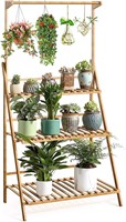 $50 Bamboo 3 Tier Plant Stand