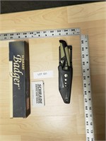 SX23 8" Badger Knife With Suregrip