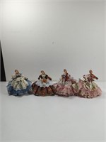 1994 Little Friends Wood and Porcelain Dolls