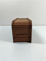 Vintage Teak-Tech Wooden File Box
