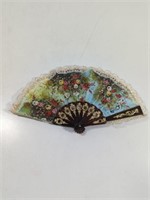 Vintage Catet Oriental Hand Fan