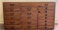 Antique Pine Apothecary Cabinet