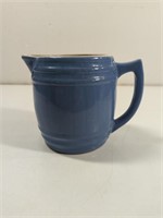 Vintage UHL Pottery Blue Pitcher