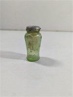 Vintage Hazel Atlas Uranium Glass Shaker needs