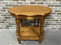 Vintage Small Wood Table 35x29x38
