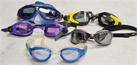 Used Kids Swim Goggles 5 Pairs