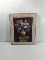 Vivian Flasch Traditional Floral Acrylic Framed