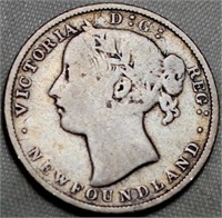 Newfoundland 20 Cents 1881