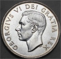 Canada 1952 Silver Dollar NWL