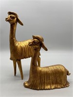 (2) Llama Figurines