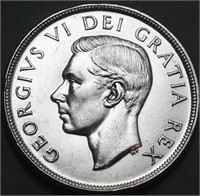 Canada Silver Dollar 1951 UNC