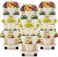 Nitial 3 Set Vertical Garden 5 Tier with Tray