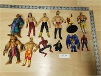 Toy Lot, Hulk Hogan,Batman,Spider-Man,Iron Man