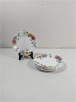Corelle Summer Blush Pansies Bread and Butter