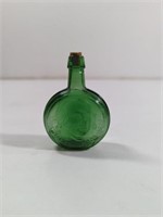 Vintage Miniature James Madison Green Bottle