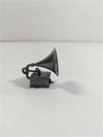 Vintage Doll House Metal Miniature Gramophone