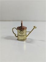 Vintage Miniature Copper and Brass Watering can