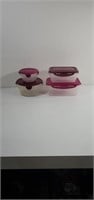 Assorted size Lock and Seal food containers (4