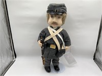 Confederate Soldier Folk Art Doll