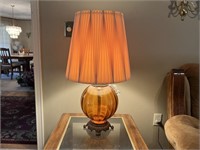 Orange Glass Table Lamp A