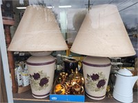 (2) Matching Lamps, w/Shades