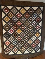67"x76" Machined pieced & Machined Quilted Quilt