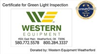 Certificate for Green Light Inspection