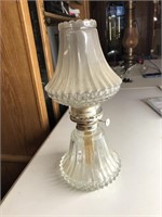 Vintage Glass Oil Lamp