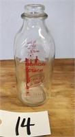 Burton Place Milk Bottle