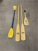 Group of oars