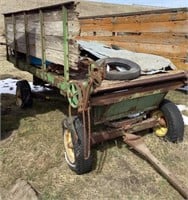 JD Chuck Wagon for parts, steel running gear