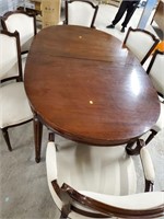 USED DINING ROOM SET WITH 6 CHAIRS (SCRATCHESBLEMI