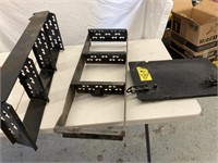 Metal equipment steps 11x33, battery cover