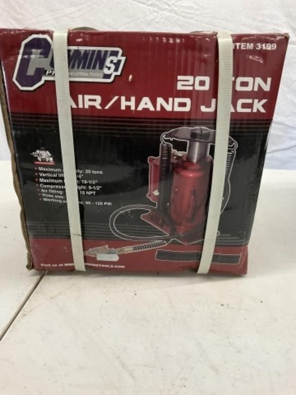 20 ton air/hand jack NIB