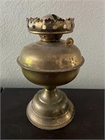 Brass oil lamp