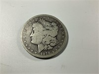 1878 CC Morgan Silver Dollar,GOOD,