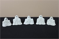 Set of 5 Ghosts (2" Tall)