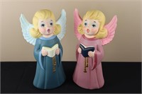 Pair of Singing Angels (12.5" Tall)