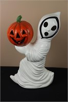 Ghost w/ Jack-O-Lantern (12" Tall)