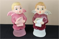 Pair of Singing Angels (10.5" Tall)