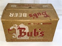 *Bub's Beer Crate w/ 23 Bub's Beer Bottles