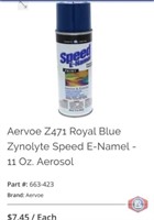 (36 pcs) Aervoe Z471 Royal Blue Zynolyte Speed