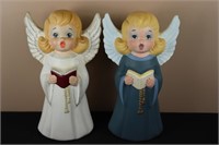 Pair of Singing Angels (12.5" Tall)